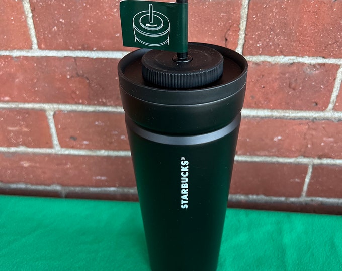 Authentic 2023 Starbucks Vacuum Insulated Tumbler 24oz Black Leakproof