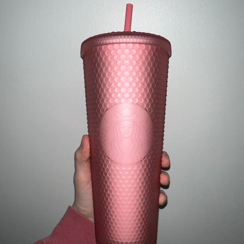 Starbucks Tumbler Matte Christmas 2022 Starbucks 2022 Pink Lemonade Jelly Venti Studded Tumbler | Etsy