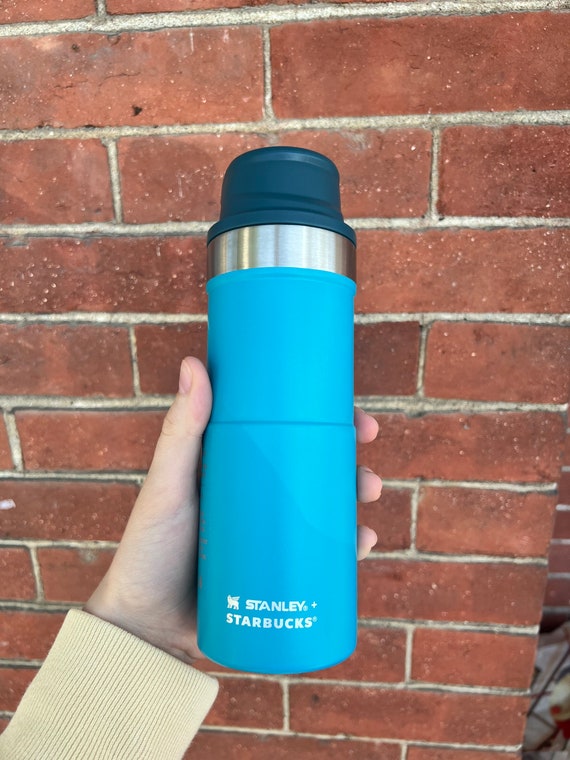 Starbucks Stanley Stainless Steel Vacuum Tumbler 12oz 2022 Summer Aqua Blue  Trendy Tiktok Aesthic -  Finland