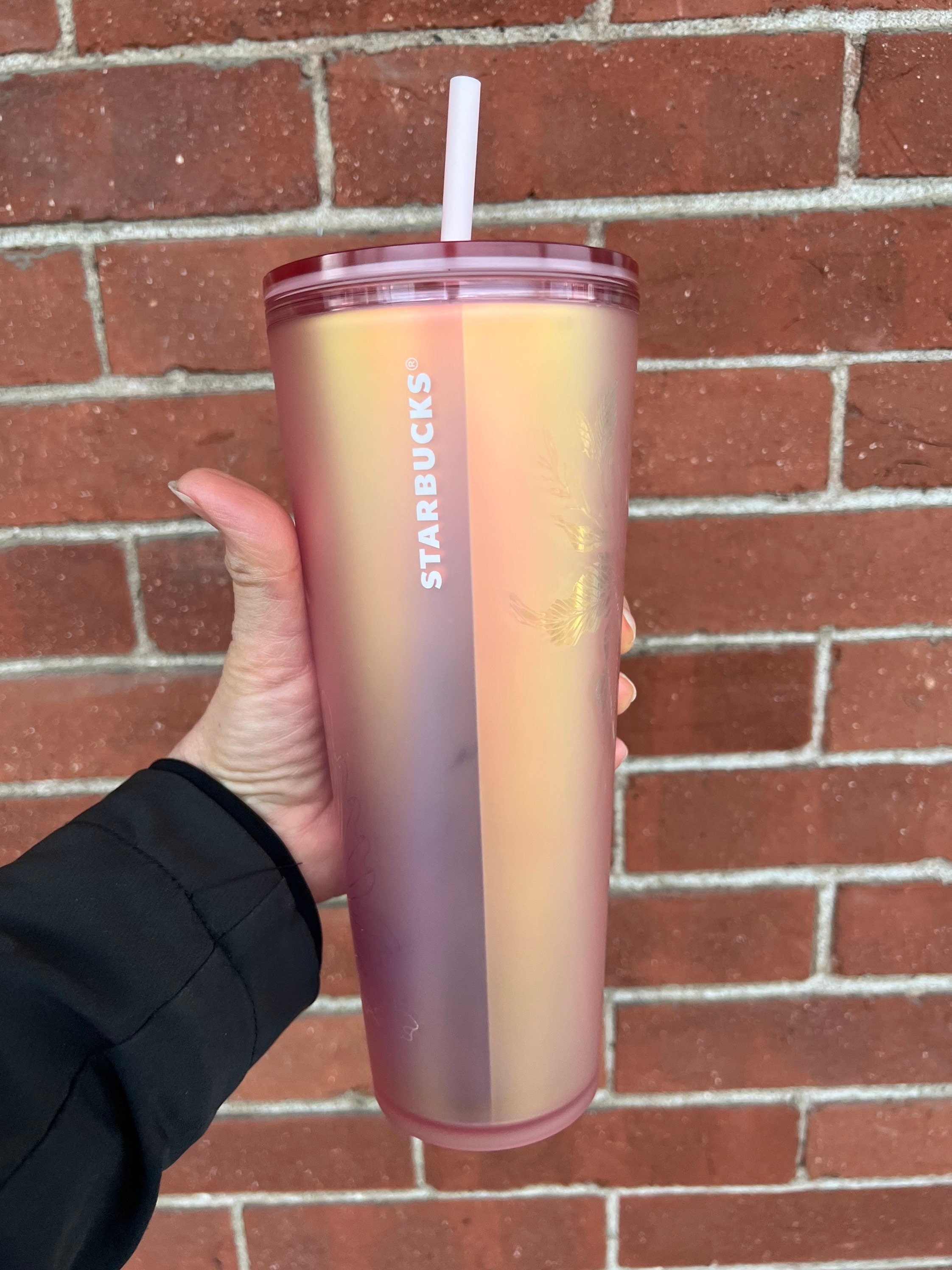 NEW Starbucks Copper Siren Soft Touch Spring 2022 Tumbler Pink 