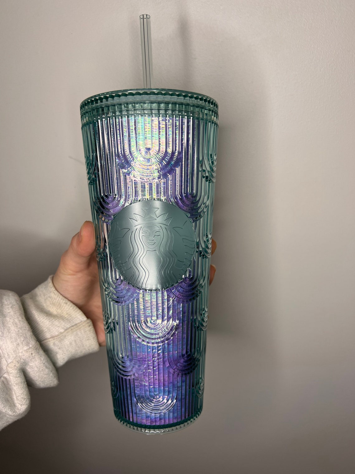 2022 Starbucks Mermaid Iridescent 24oz Tumbler Cup Venti in Etsy