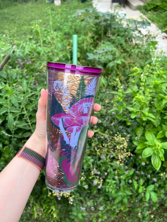 Brand New Starbucks Mushroom Silicone Straw Topper Holiday 2022 Tumbler