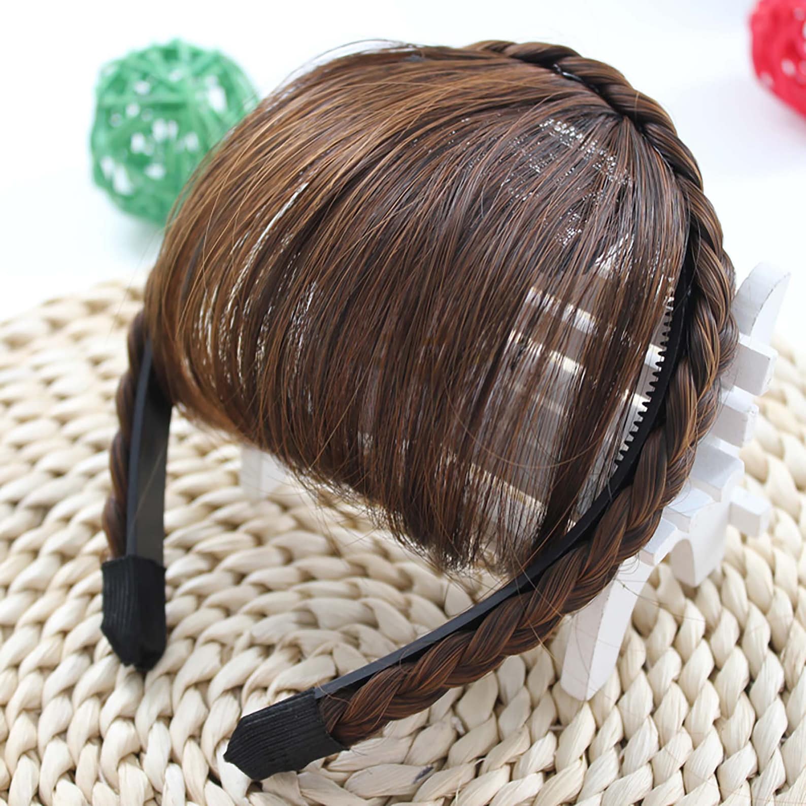 Bangs Hairpiece Headband Braids Hair AccessoriesOne Piece Etsy
