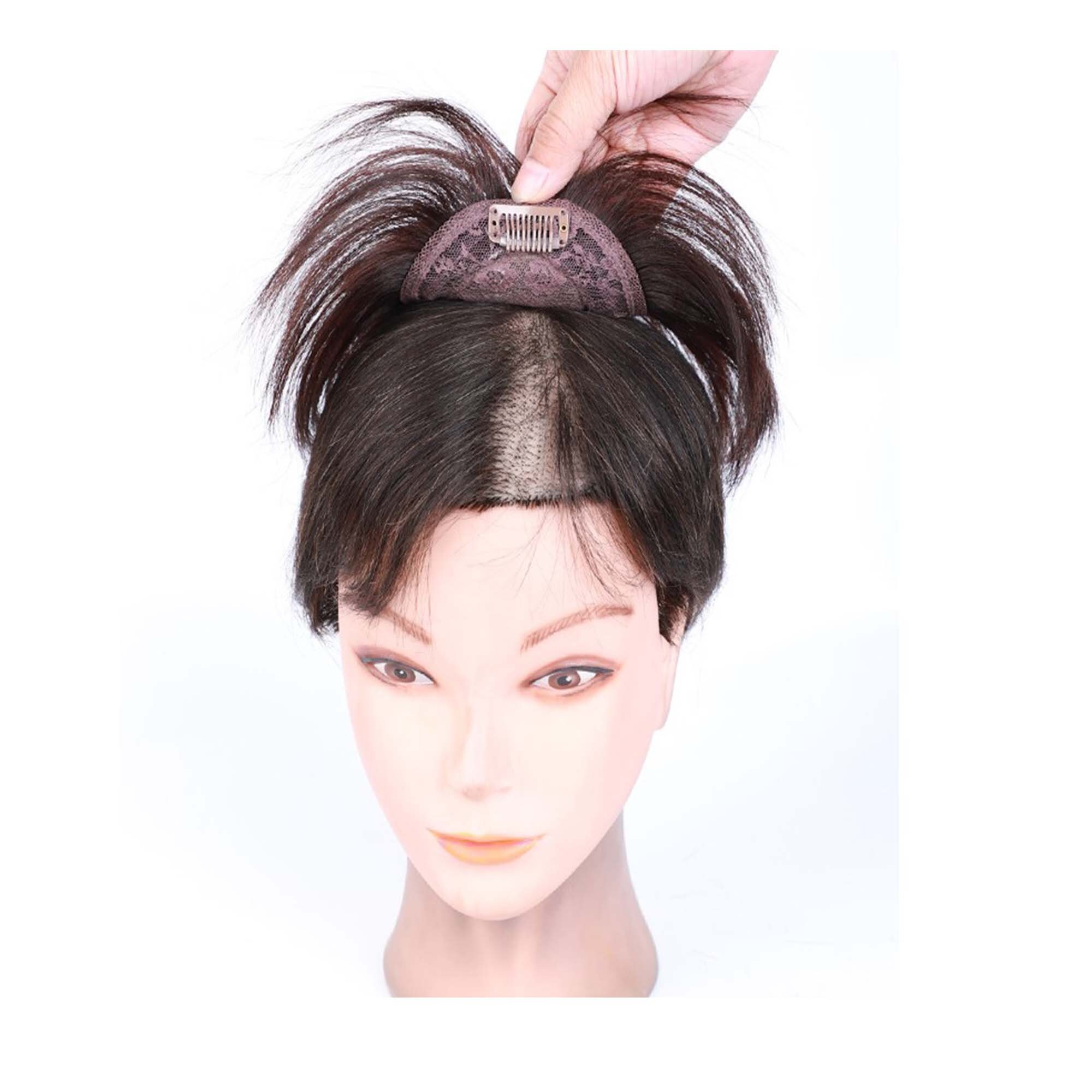 Human Hair Clip in Hair Toppers Top Hairpieces Extension for Etsy UK