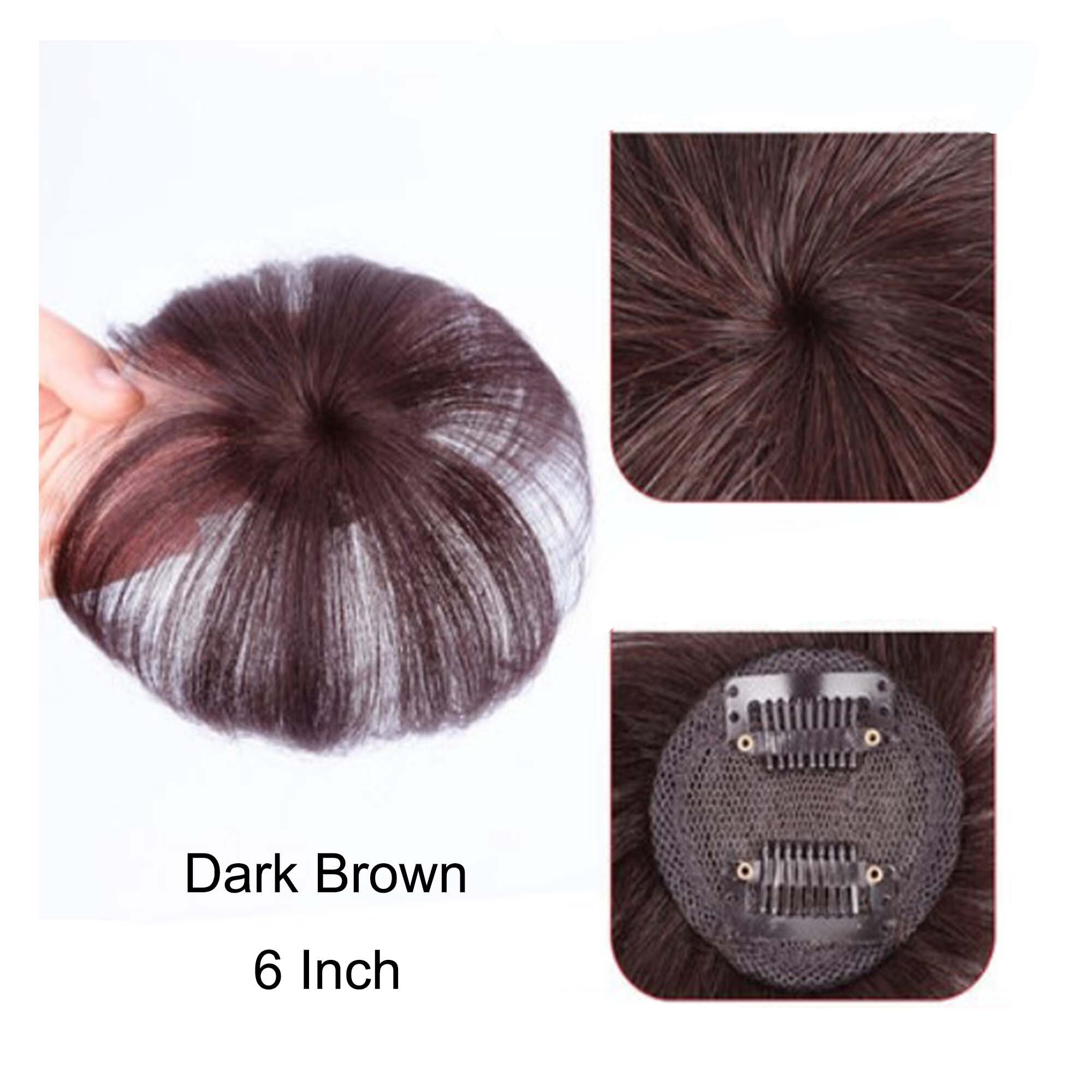 Human Hair Clip in Hair Toppers Top Hairpieces Extension for Etsy UK