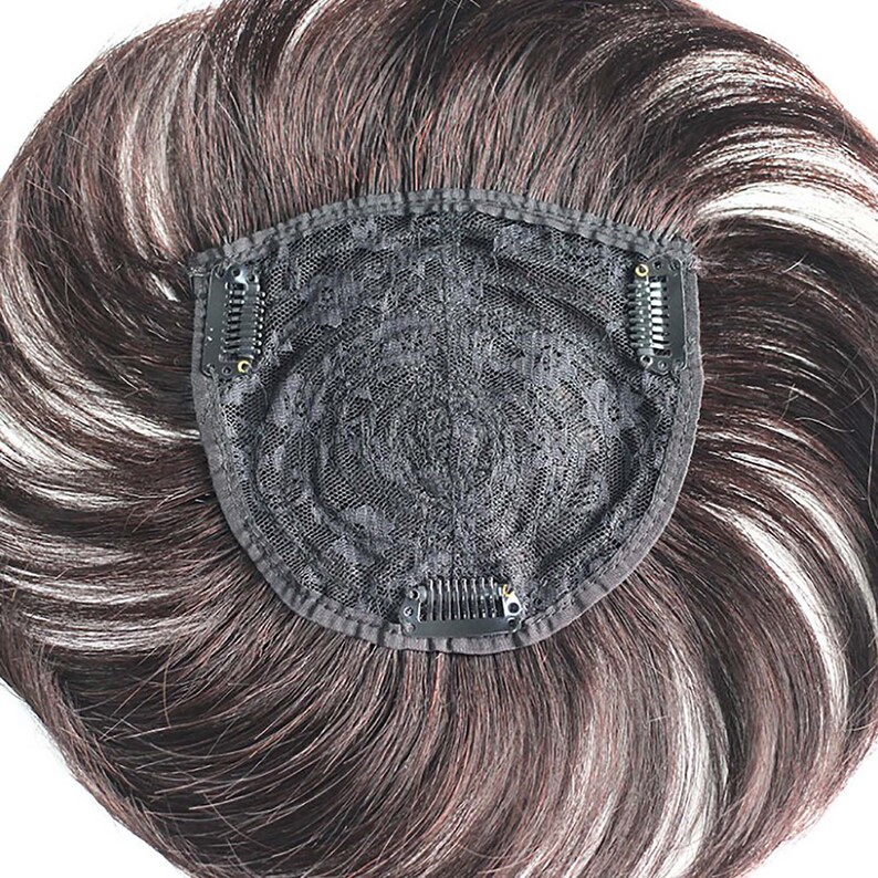 Human Hair Toppers for Women Thin Crown Toupee Clip on Top Etsy