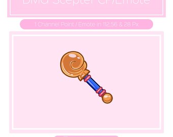 Dark Magician Girl Scepter Channel Points for Twitch| Twitch Channel Point Icon | Twitch Channel Point Redeem | Stream Emotes | Cute Twitch
