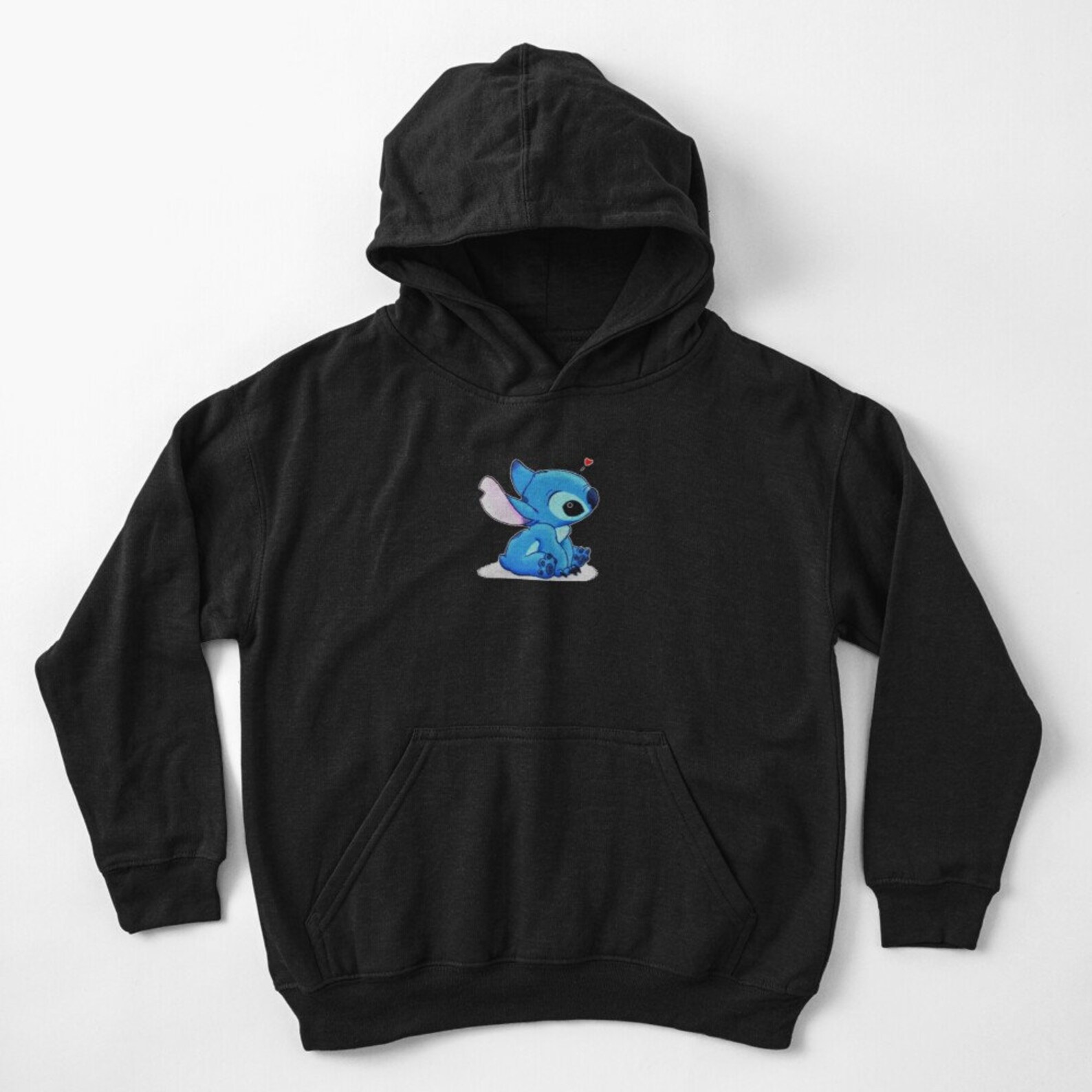 Stitch Kids Hoodie Stitch Kids Pullover Hoodie Stitch Blue Etsy