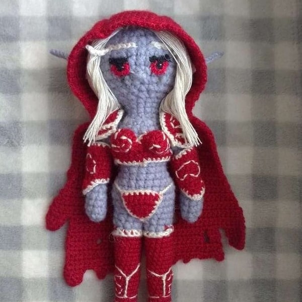 Sylvanas Windrunner, gebreid. World of Warcraft.Sylvanas Windrunner knuffel bloedelf Lady Sylvanas