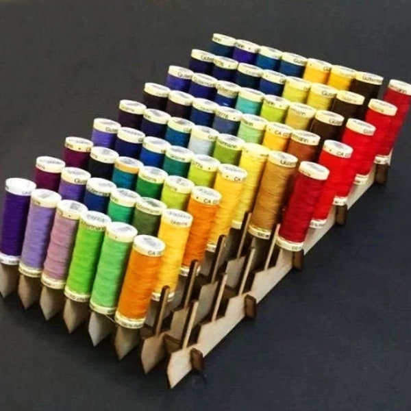 Sewing Thread Wall Holder Etsy