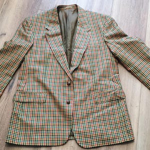 Modern Jacket for Him - Stylish Men&#39;s Blazer & Cardigan Vintage 80s Italian Blazer, Mens Preppy Jacket, Pure Wool,