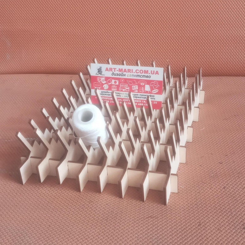 Bobbin Rack Sewing Thread Organizer. Sewing Organizer Wood | Etsy