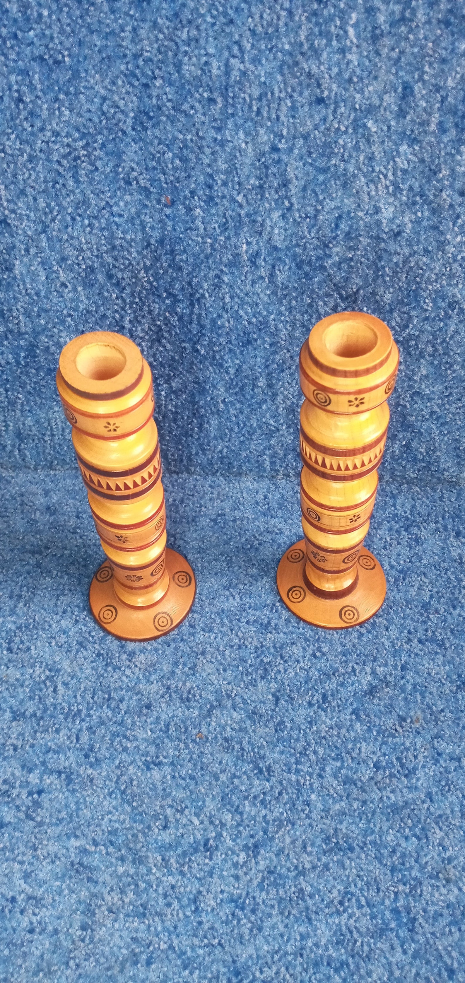 Set von 2 natürliche Holz dekorative braun Vintage Holz Boho | Etsy