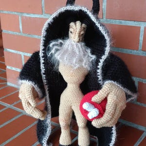 Krampus plush toy, the spirit of Christmas Yule Goat crochet plush Krampus Julbok Christmas Scandinavian Freya Yuletide
