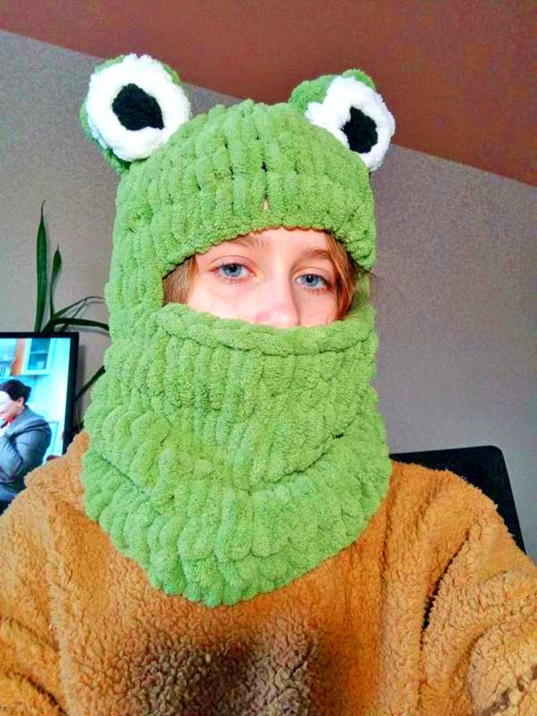 Knit Frog Balaclava - Black Toad – Two Frogs