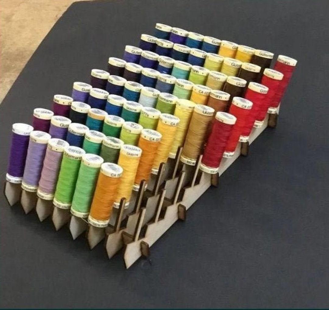 How to Make Your Own Sewing Thread Rack - I Am Sew Crazy