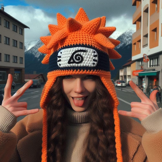 Knitted Woolen Hat Inspired in Son Goku From Dragon Ball Crochet