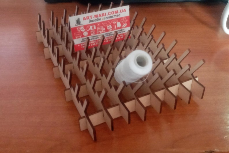 Bobbin Rack Sewing Thread Organizer. Sewing Organizer Wood | Etsy