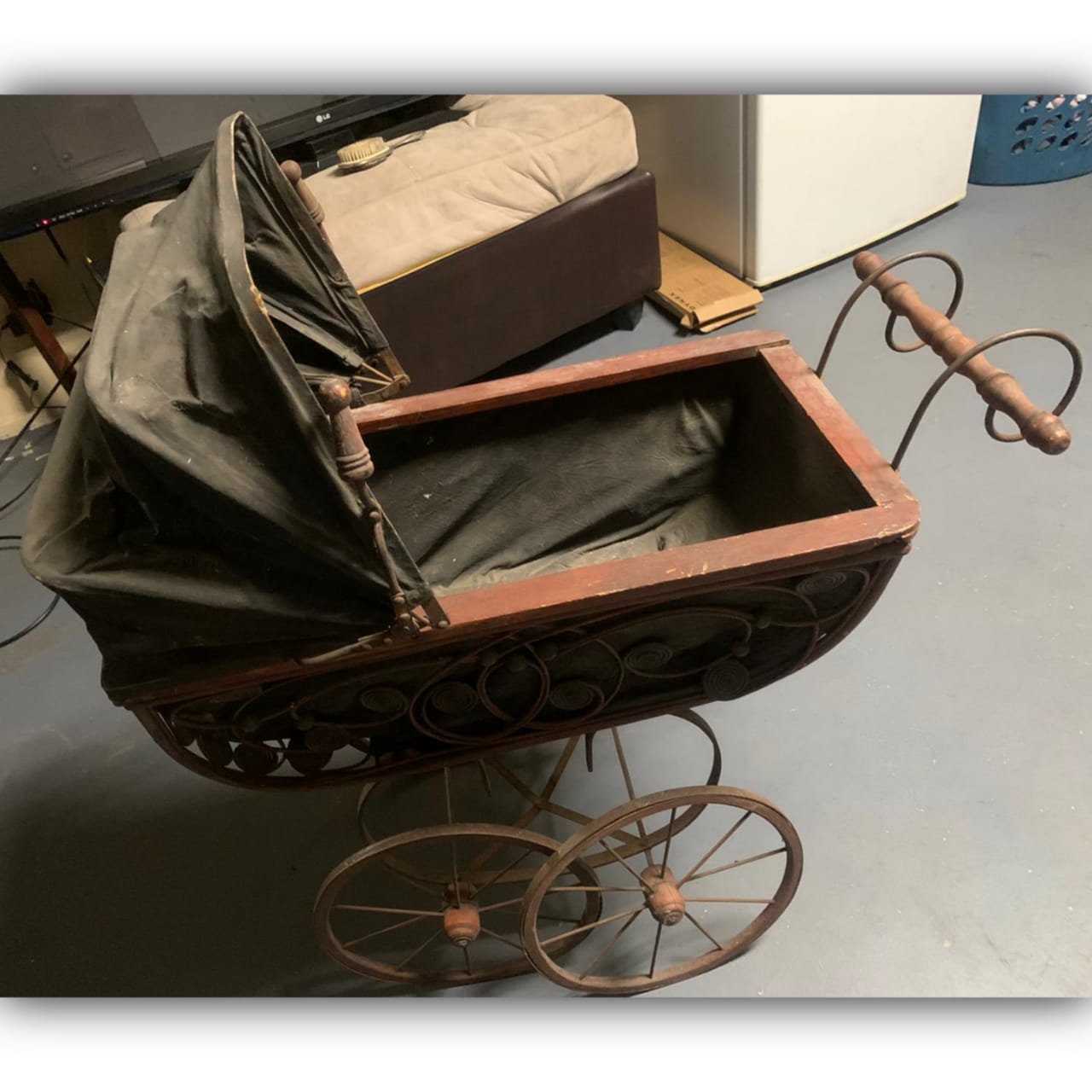 Antique baby doll stroller Etsy