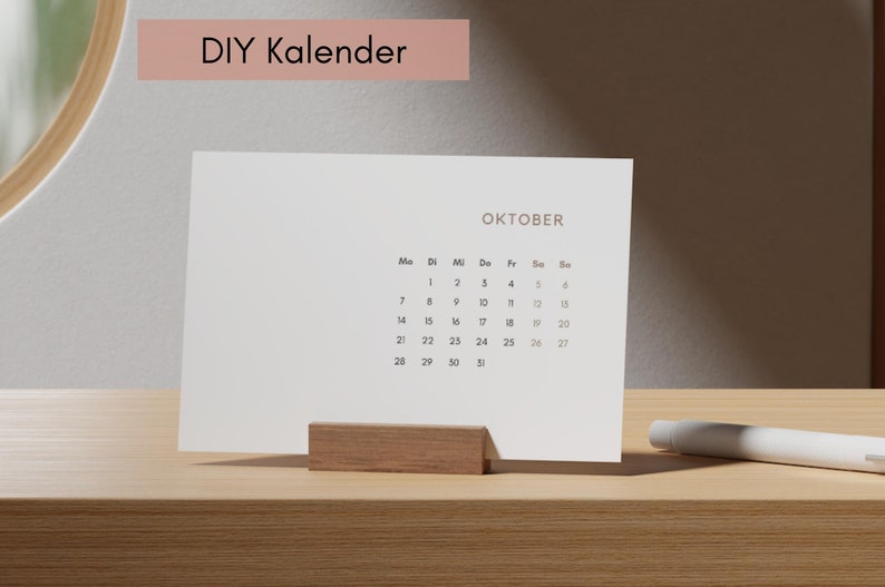 Diamond Art Tischkalender 2026 - DIY Kalender Mit To-Do-Liste