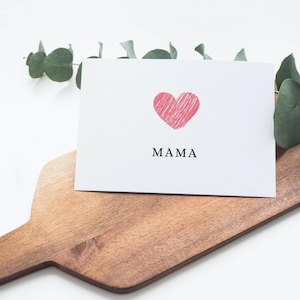 Cartolina mamma | Biglietto festa della mamma | amore | La migliore mamma