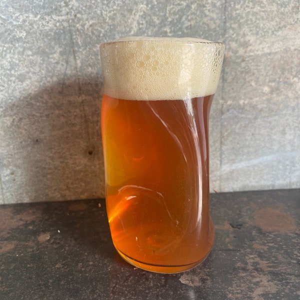 The Gripper- Glass Blown Craft Beer Glass