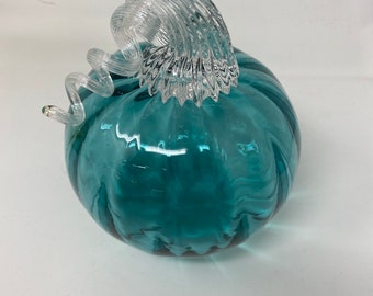 Hand blown Glass Pumpkin