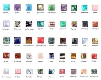 Square Cabochon, Flatback, Tiny High Quality Polished For Jewelry, Semi Precious Stone, Calibrated Smooth, Wholesale Supplier,All Size Avail