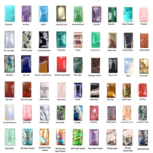 Rectangle Cabochon, Flatback, High Quality Polished For Jewelry, Semi Precious Stone, Calibrated Smooth, Wholesale Supplier, All Sizes Avail