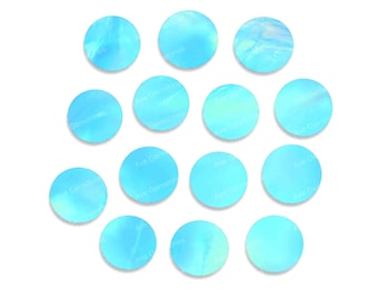 Dazzling Blue Fire Opal, Round Coin Flat, Loose Gemstone, Man Made Stone, Wholesale Supplier, Disc Flat Polish Gemstones, All Size Available