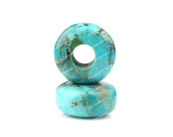 Vintage Rare DRY CREEK TURQUOISE Clasp Light Cream Blue Sterling