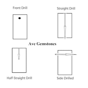 Cabochon rectangle, Dos plat, Poli de haute qualité pour bijoux, Pierre semi-précieuse, Lisse calibrée, Grossiste, Toutes tailles disponibles image 2