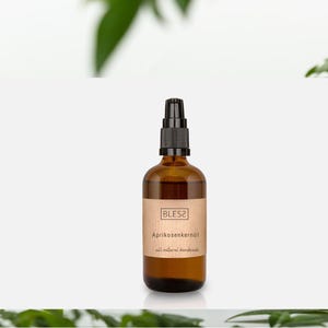 Óleo de semente de damasco - óleo para cuidados, óleo corporal, óleo para cabelo, óleo orgânico natural, vegano, orgânico, óleo prensado a frio, óleo para pele sensível, óleo para manchas de pigmentação