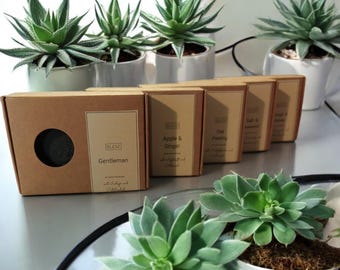 Naturseifen Geschenkset – Handgemachte Bio Seifen – Nachhaltige Spa Geschenkbox – Vegan & Plastikfrei – Wellness Geschenk