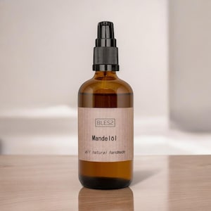 Olio di mandorle naturale e puro - olio per la cura, olio per la pelle, olio per il corpo, olio per pelli sensibili, biologico, vegano, spremuto a freddo, inodore