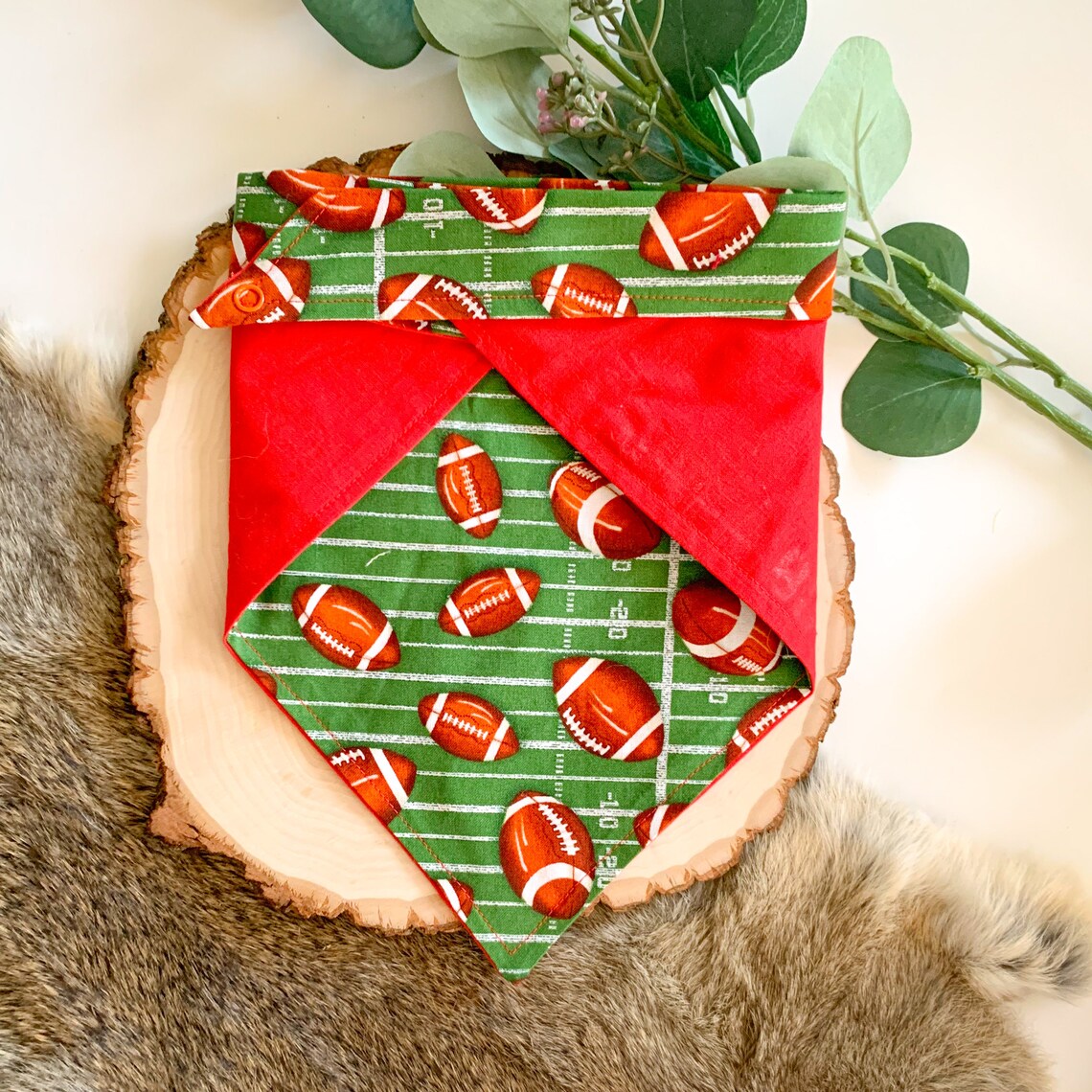 Customizable Football Team Bandana Team logo color and Etsy