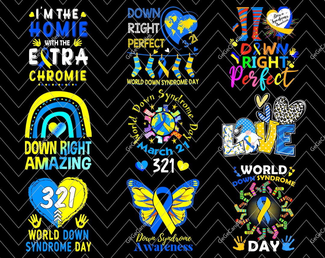 Down Syndrome PNG Bundle, Rock on the Sock Png, Down Syndrome Day Png ...