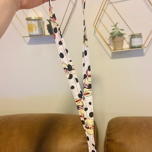 Cruella lanyard ID badge holder car keys