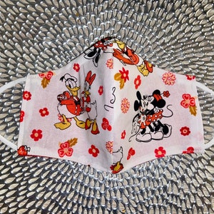 Mickey & friends Valentine’s Day face mask face covering
