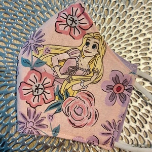 Rapunzel princess face mask face covering
