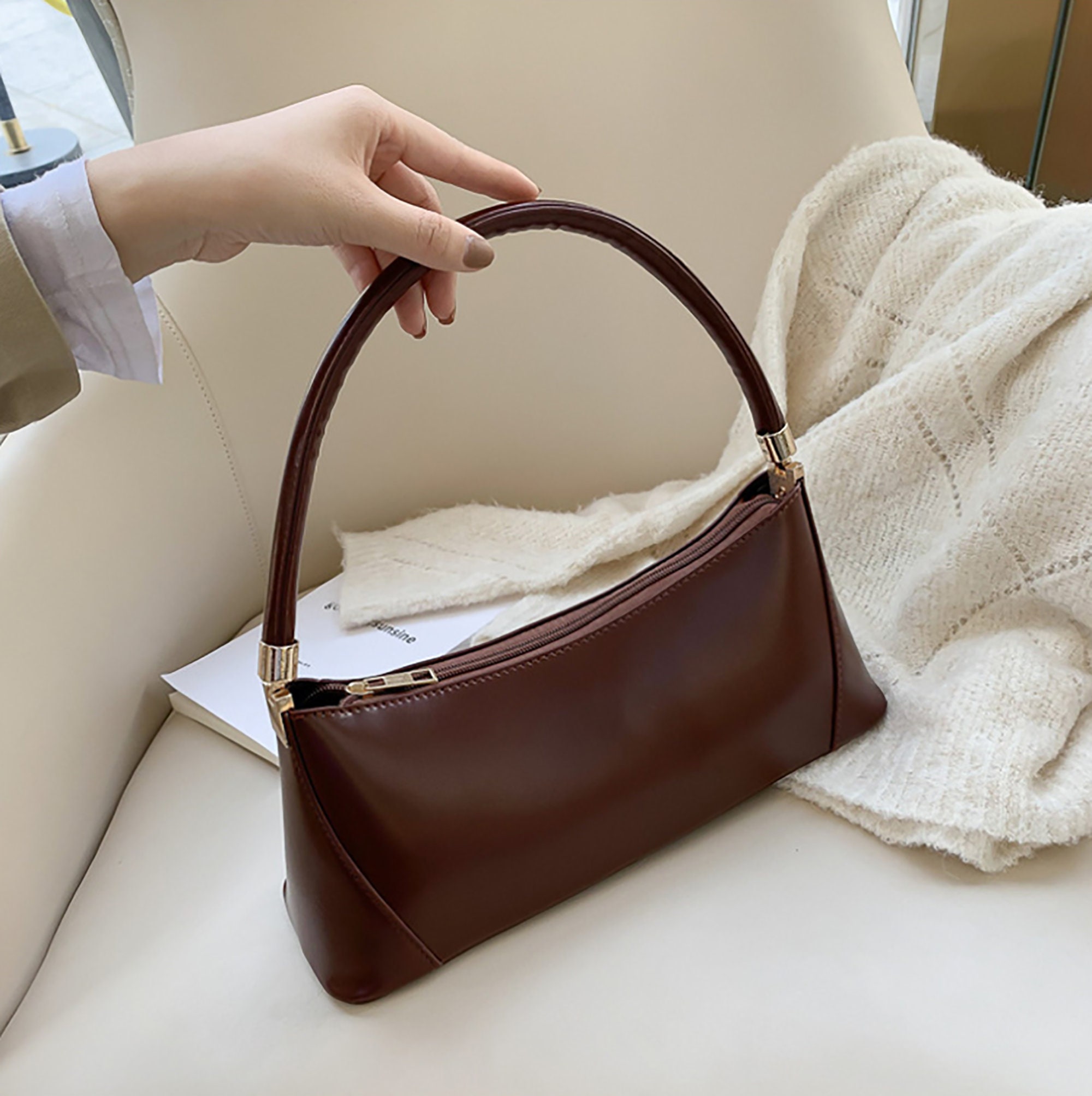 Y2K Baguette Bag Vintage Baguette Bag Small Tote Bag 90s Etsy