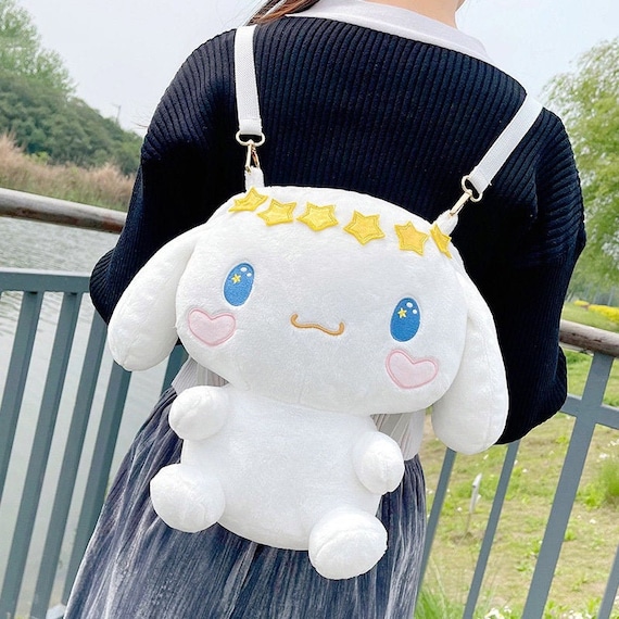 Cinnamoroll Backpack Kawaii Stuffed Animal Plush Cartoon Etsy
