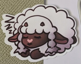 Verschlafene Wooloo Aufkleber