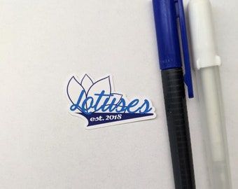 Lotuses Sticker