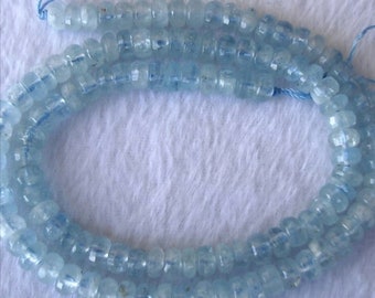 Pierre Aigue-Marine semi-precious natural form Irregular flat nugget round and shiny Size 3-12 MM