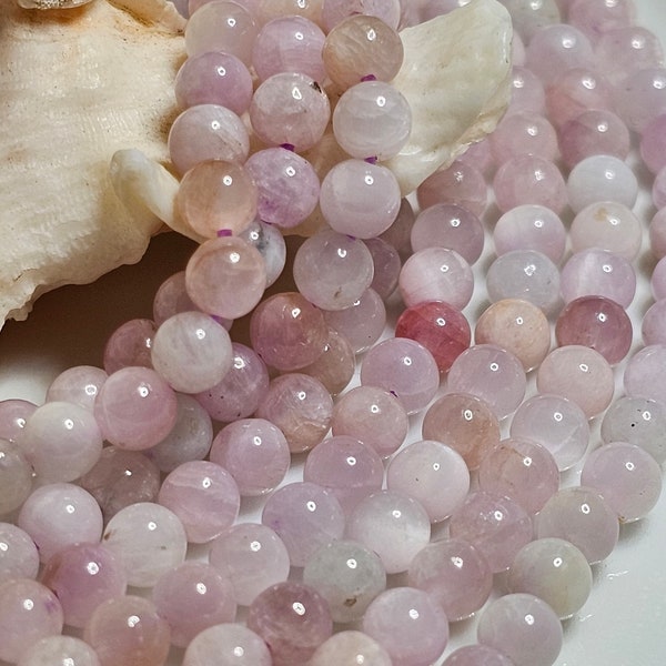 Kunzite Naturelle Rose Lilas Lavande  Gemme Ronde Lisse brillante / Taille 4,2 MM