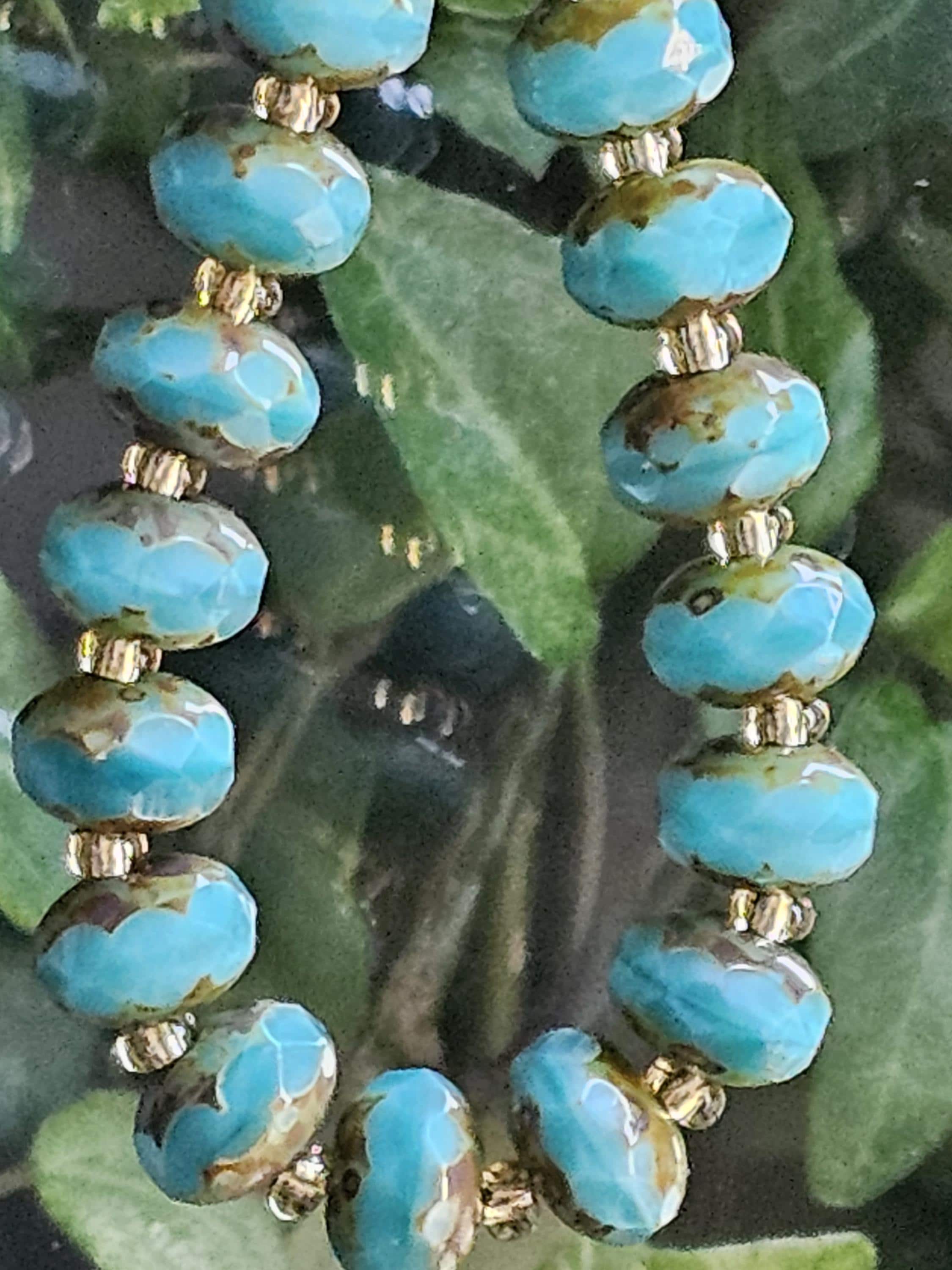 100 Perles Facettées Bohème 4mm Aquamarine - Preciosa - Pour Création Bijoux