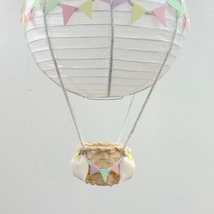 Pastel Themed Hot Air Balloon Nursery Light Shade