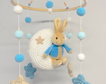 Peter Rabbit Beatrix Potter Theme Nursery Cot Mobile