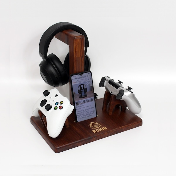 Personalized Controller and Headphone Light Stand Etsy